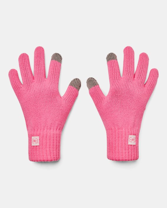 Women's UA Halftime Gloves, Pink, pdpMainDesktop image number 0